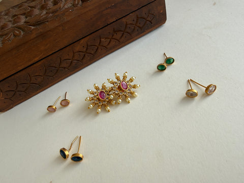 Maria Studs (18K gold plated)