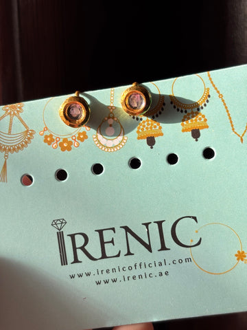 Kundan Faux Studs (21K gold plated)