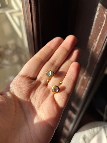 Kundan Faux Studs (21K gold plated)