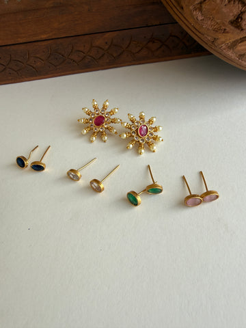 Maria Studs (18K gold plated)