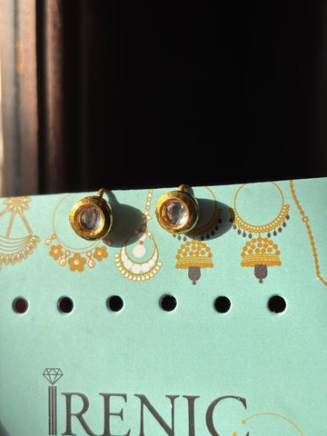 Kundan Faux Studs (21K gold plated)