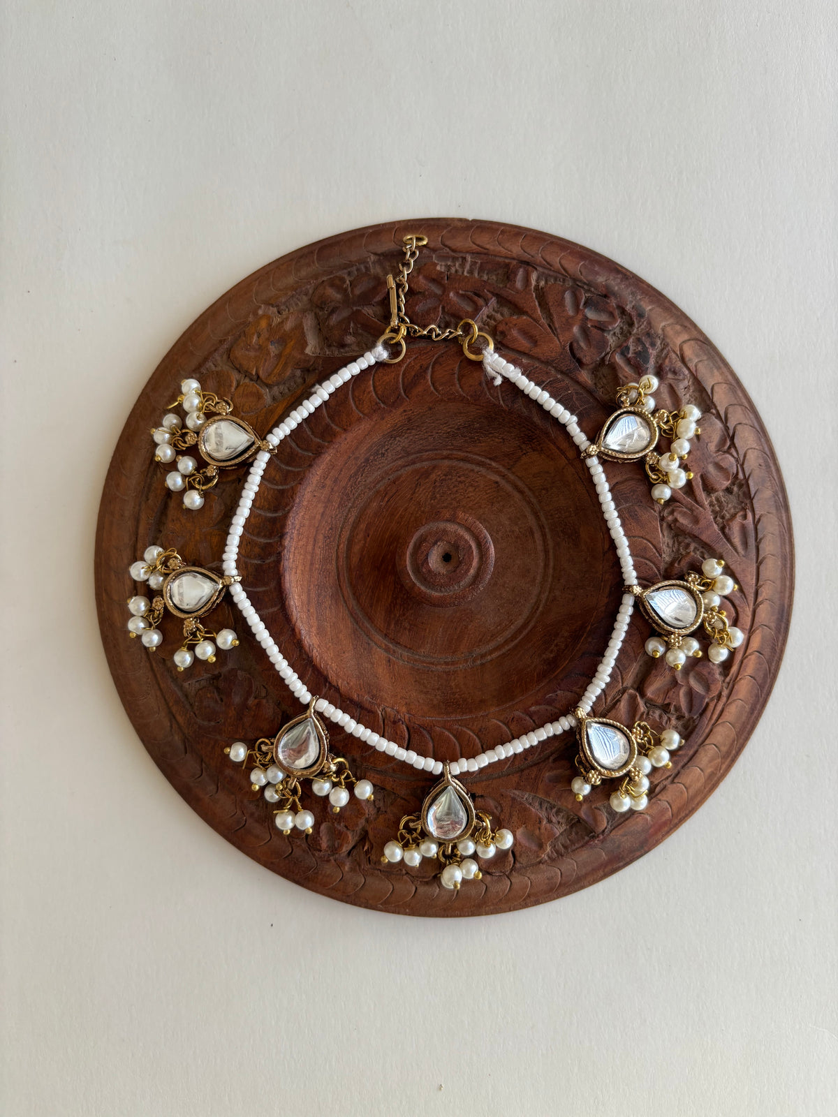 Teardrop Kundan Pazeb