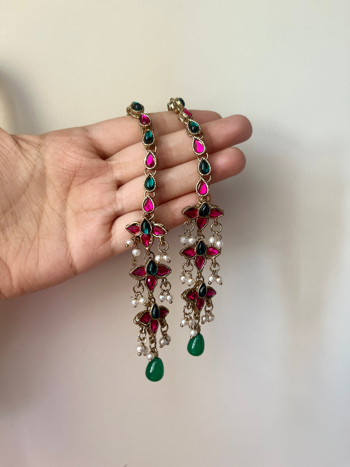 Zermina Kashmiri Saharay (Pink Green)