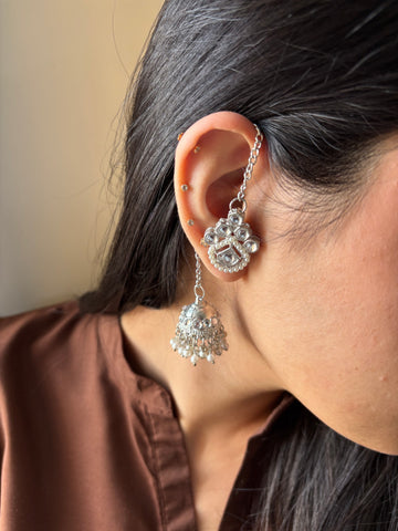 Paimona Kashmiri Jhumka (Silver)