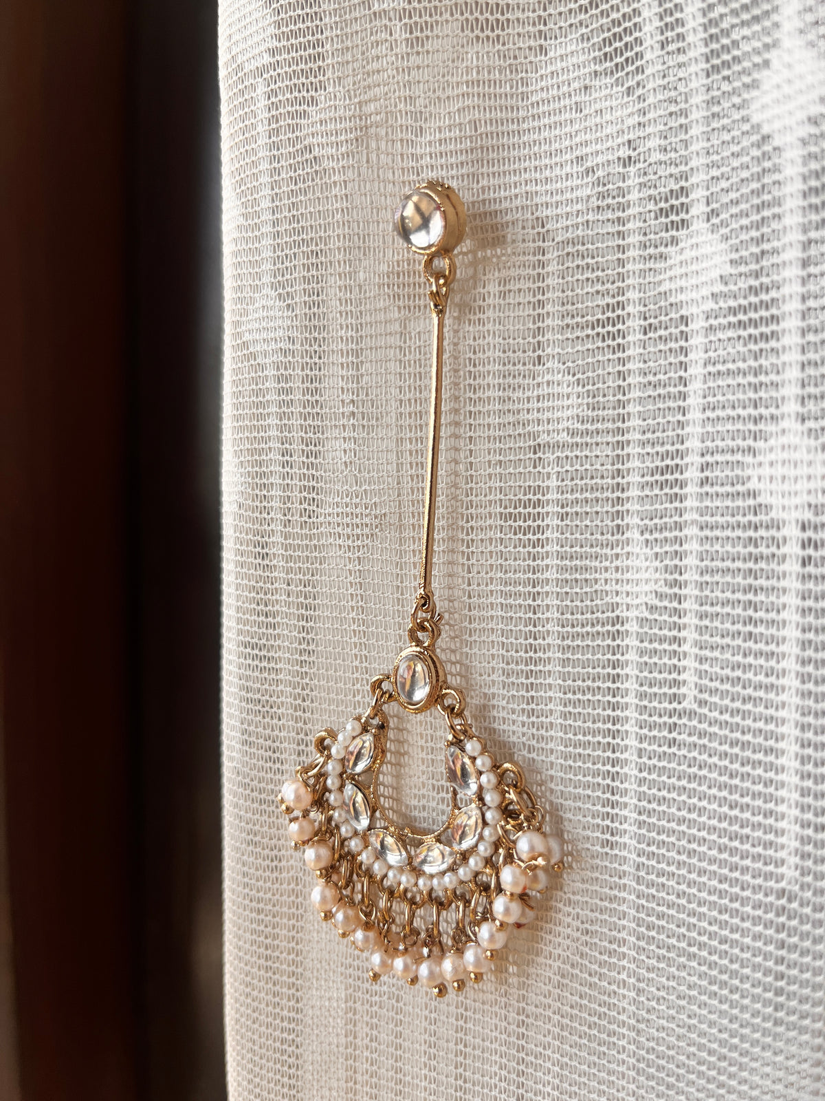 Jhilmil Kashmiri Jhumka (Dull Gold)