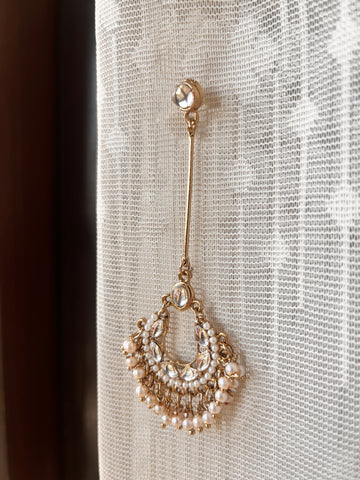 Jhilmil Kashmiri Jhumka (Dull Gold)