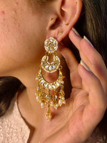 Zouj Kundan Earrings