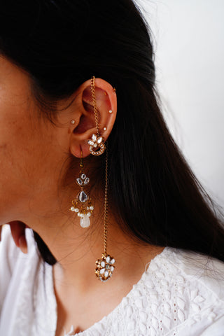 Zinta (Set of earrings and Dehjoors)