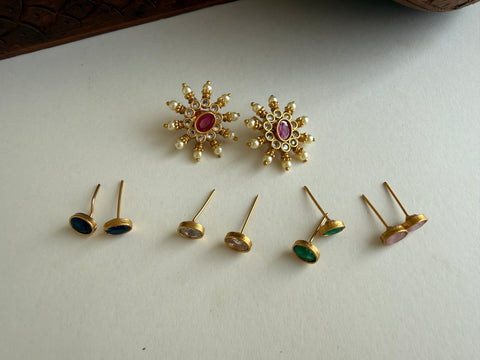 Maria Studs (18K gold plated)