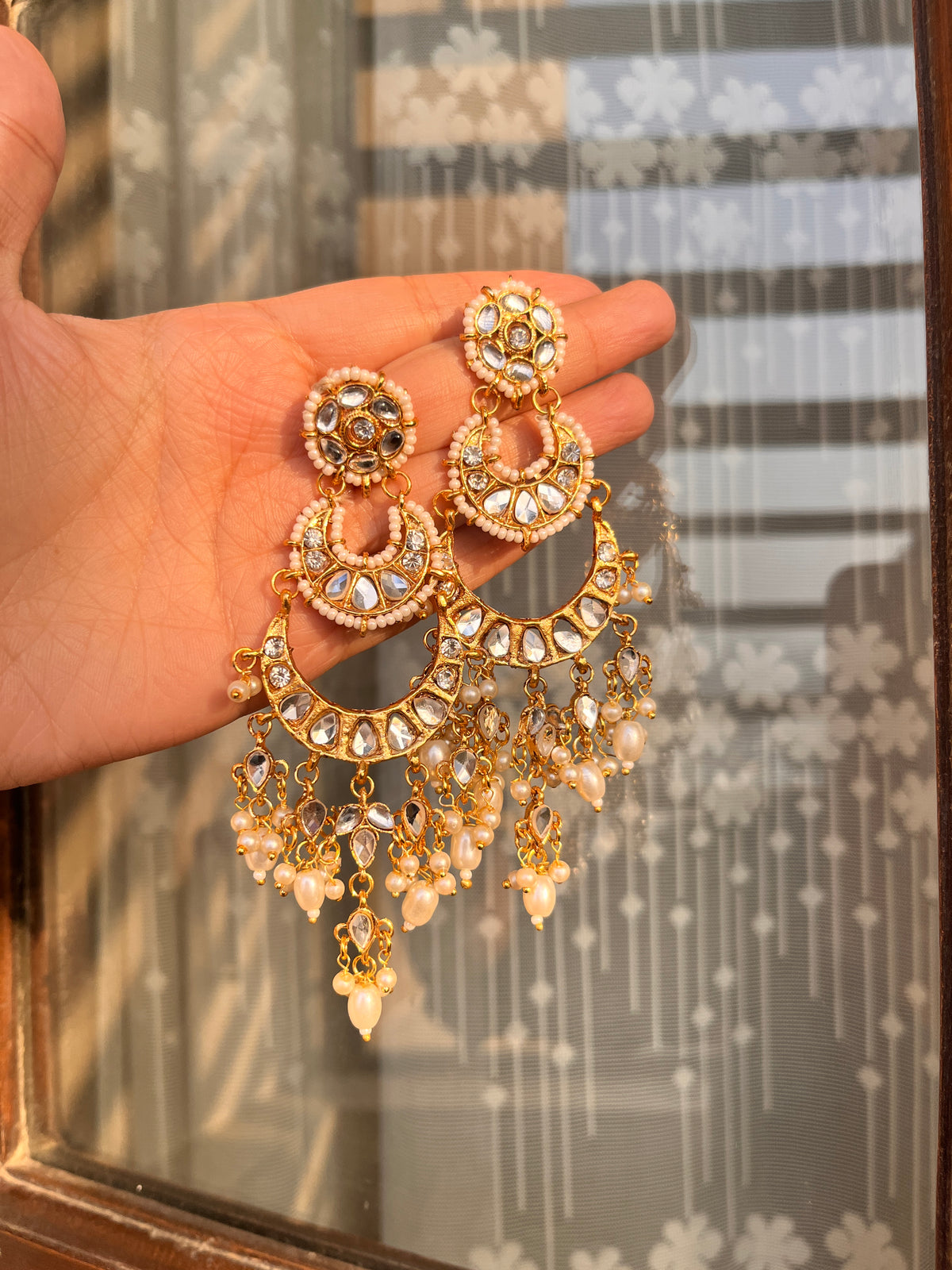 Zouj Kundan Earrings