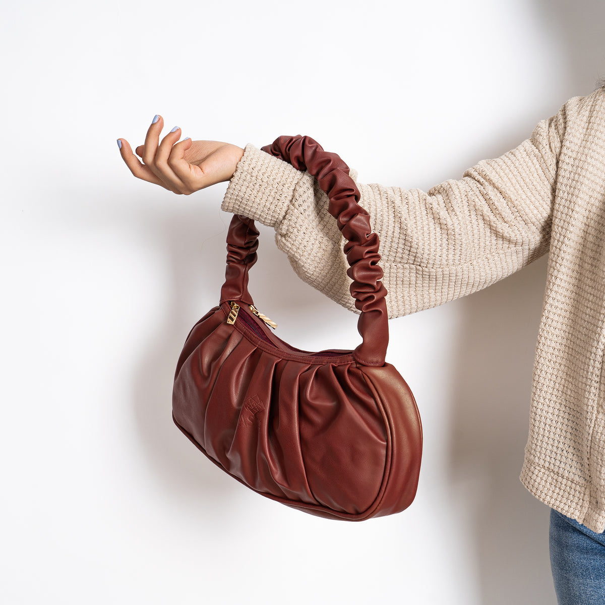 Cloud Bag (Leather Maroon)