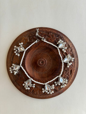 Teardrop Kundan Pazeb