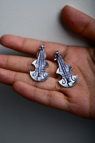 Violin Earrings