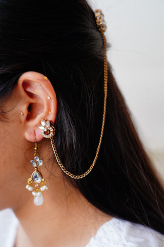 Zinta (Set of earrings and Dehjoors)