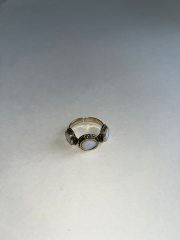 Tri Stone Ring