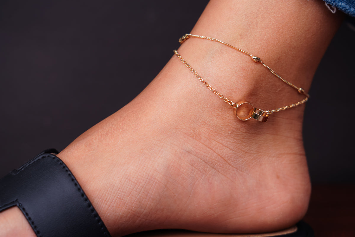 Two-Rings Anklet