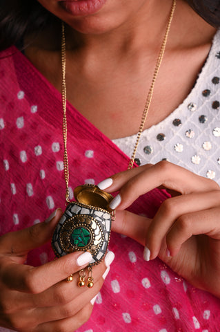 White Purse Amulet