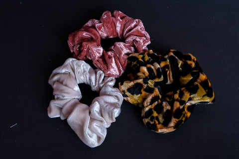 ASSORTED PACK OF 3 SCRUNCHIE